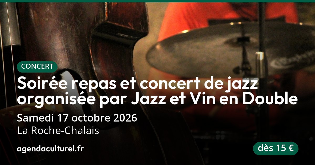 Jazz et Vin en Double à La Roche-Chalais le 17 oct. 2026