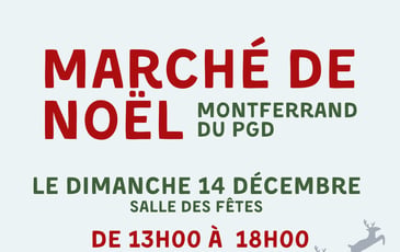 Marché de Noël Artisanal de Montferrand du Périgord