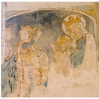 Visite libre d'une église romane avec peintures murales