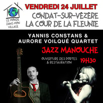 Yannis Constans & Aurore Voilqué Quartet – Jazz Manouche