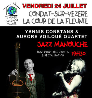 Yannis Constans & Aurore Voilqué Quartet – Jazz Manouche