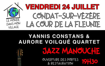 Yannis Constans & Aurore Voilqué Quartet – Jazz Manouche