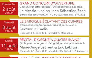 Le Festival Bach de Belvès