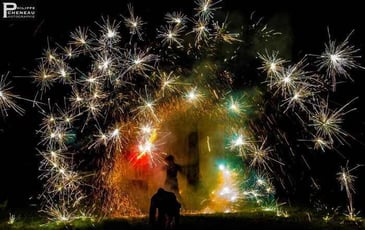 Visite théâtralisée avec spectacle de feu