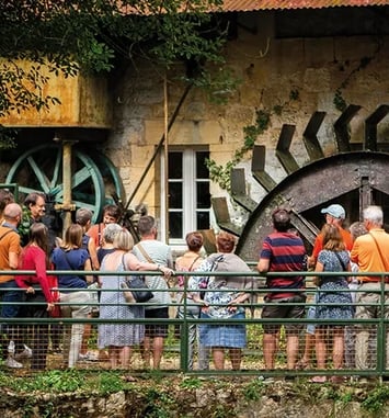 Visite guidée du moulin à papier