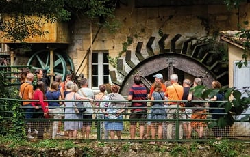 Visite guidée du moulin à papier