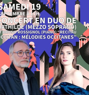 Concert en duo de Mathilde et de Bruno Rossignol "Mélodies occitanes"