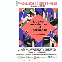 Visite guidée et conférence sur l'histoire de la neurochirurgie au Musée d'Histoire de la Médecine