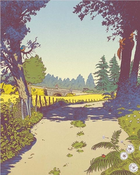 Exposition « Le pont Rouchaud, le centre oublié de la Nouvelle-Aquitaine » - 37e Festival de la BD en Périgord