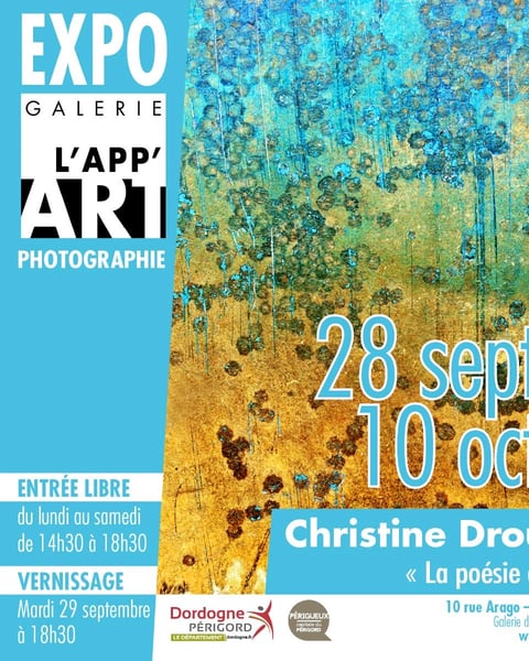 Exposition - photographie "La poésie de la mer" par Christine Drouillard - Galerie l'App'Art