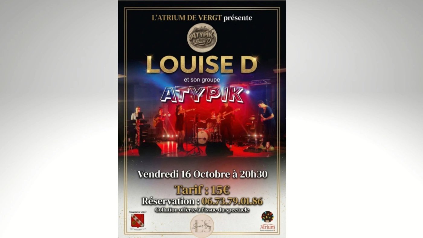 Concert Louise D et son groupe Atypik — Vergt