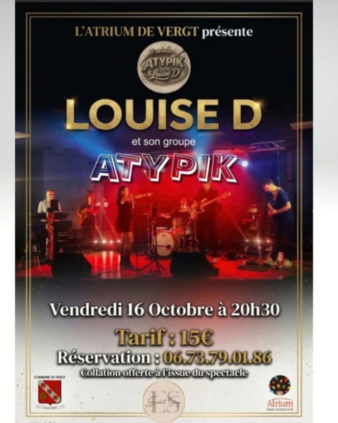 Concert Louise D et son groupe Atypik