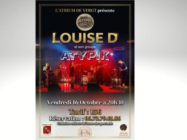 Concert Louise D et son groupe Atypik