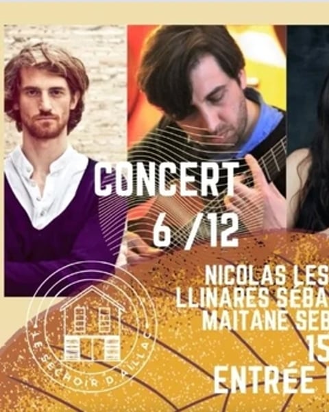 Concert - Nicolas Lestoquoy, Sébastien Llinares, Maitane Seb [Séchoir d'Aillac]