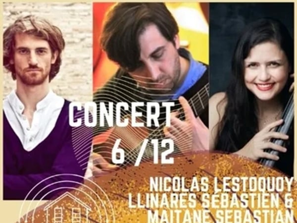 Concert - Nicolas Lestoquoy, Sébastien Llinares, Maitane Seb [Séchoir d'Aillac]