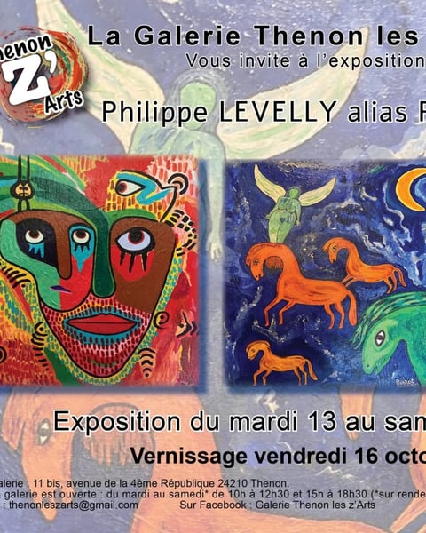 Exposition de Philippe Levelly, alias Pierrot Noir