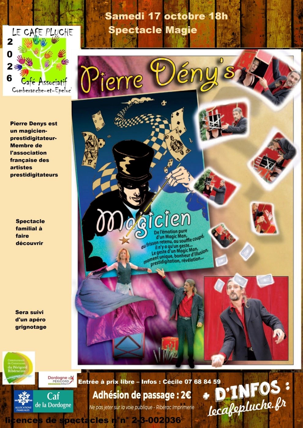 Spectacle de magie — Comberanche-et-Épeluche