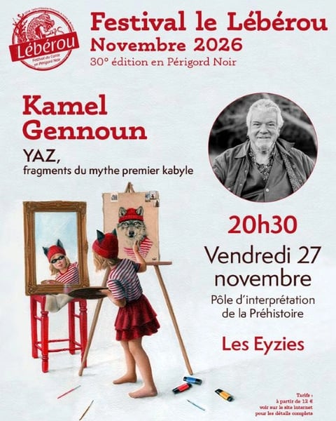 Festival Le Lébérou - YAZ - Fragments du mythe premier kabyle (Kamel Guennoun)