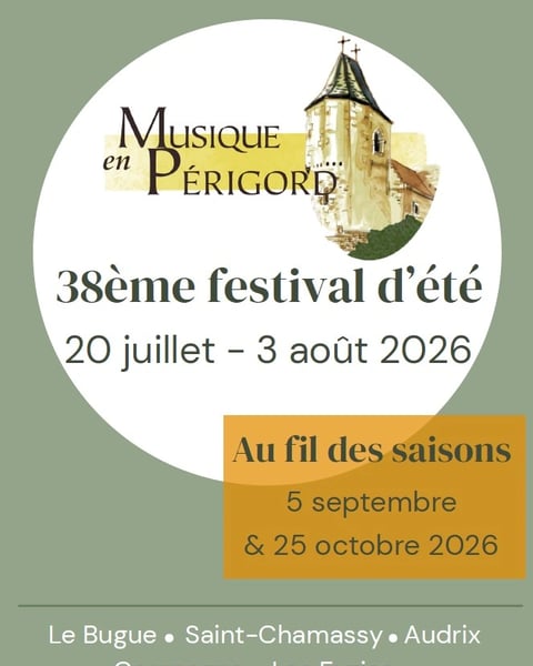 38ème Festival Musique en Périgord - Jeunes prodiges