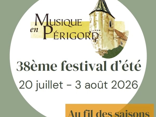 38ème Festival Musique en Périgord - Jeunes prodiges