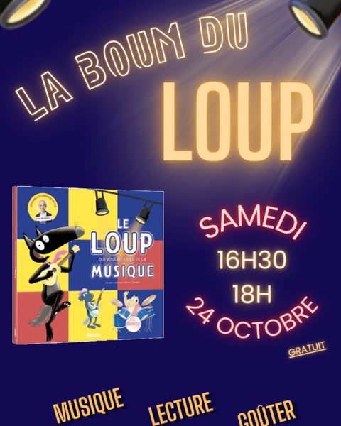Boum du Loup à la librairie Filet Mignon