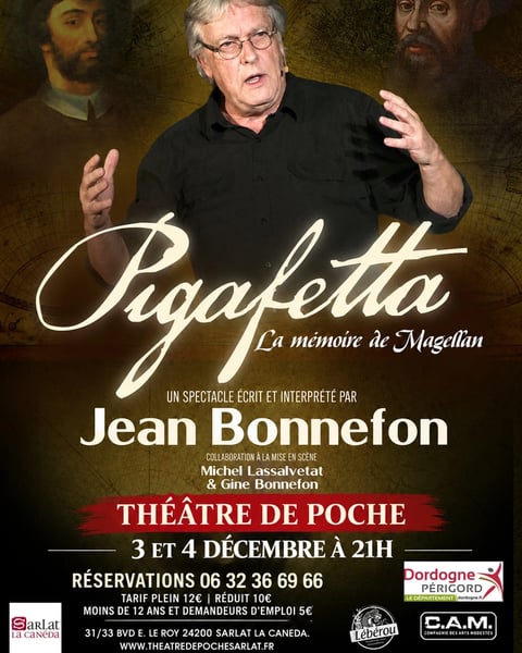 Théâtre de poche : "Pigafetta - La mémoire de Magellan"