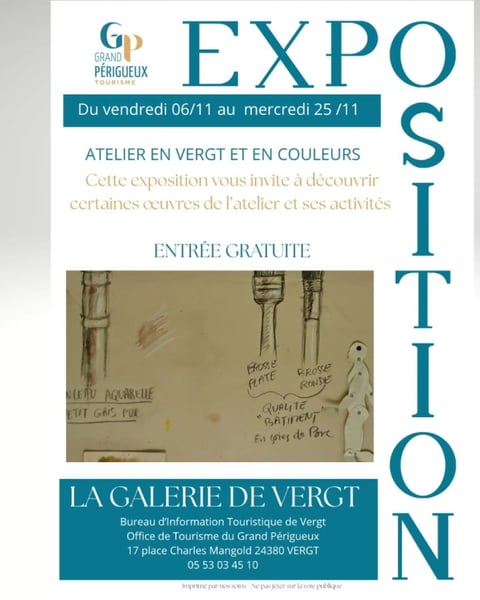 Exposition Atelier en Vergt et en couleurs