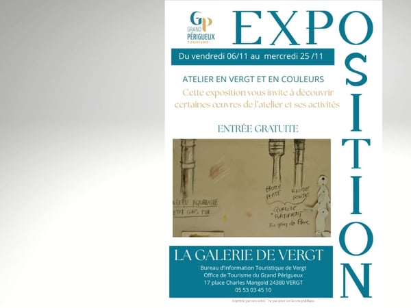 Exposition Atelier en Vergt et en couleurs