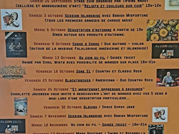 Concert du vendredi à l'Ogrillon