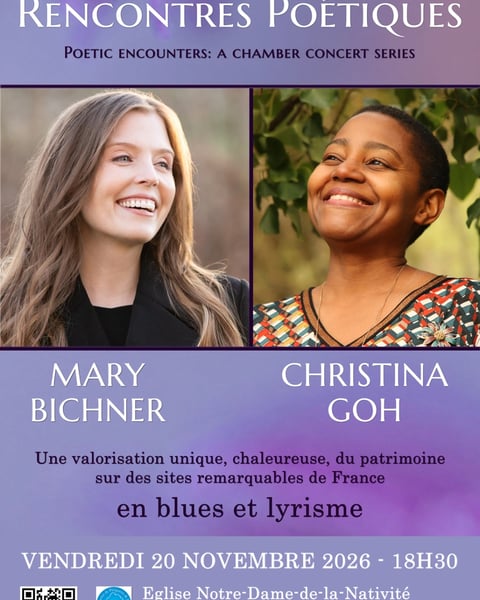 Rencontres Poétiques / Poetic Encounters w/ Mary Bichner